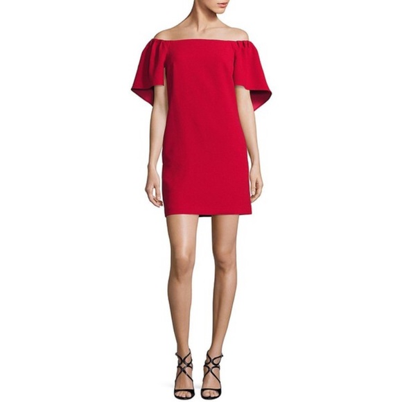 trina turk red zeal dress